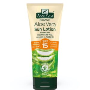 Aloe Pura Organic Aloe Vera Sun Lotion SPF15