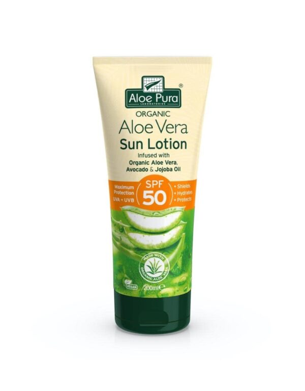 Aloe Pura Organic Aloe Vera Sun Lotion