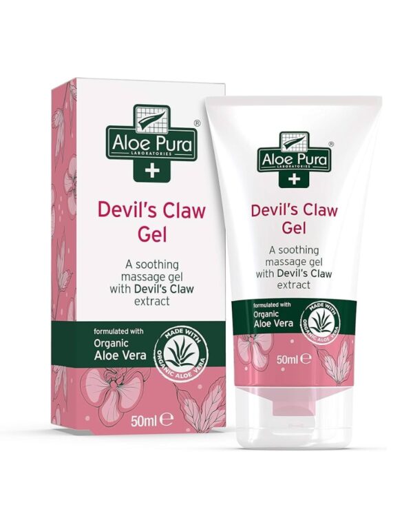 Aloe Pura Organic Aloe Vera Devils Claw Gel